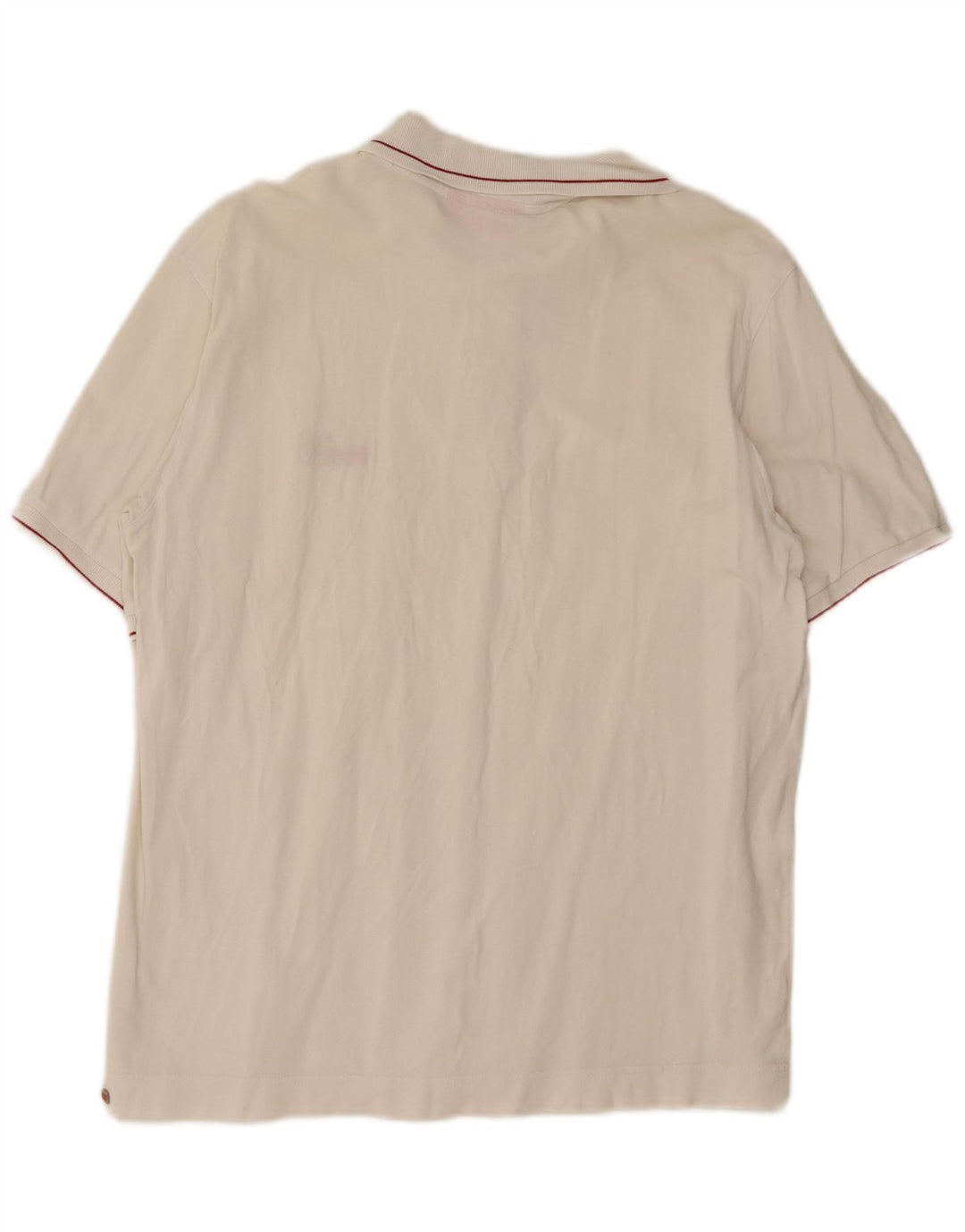 Camisa polo masculina Puma médio algodão branco