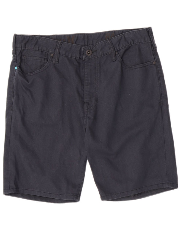 Shorts casuais masculinos Hurley W32 algodão azul marinho médio