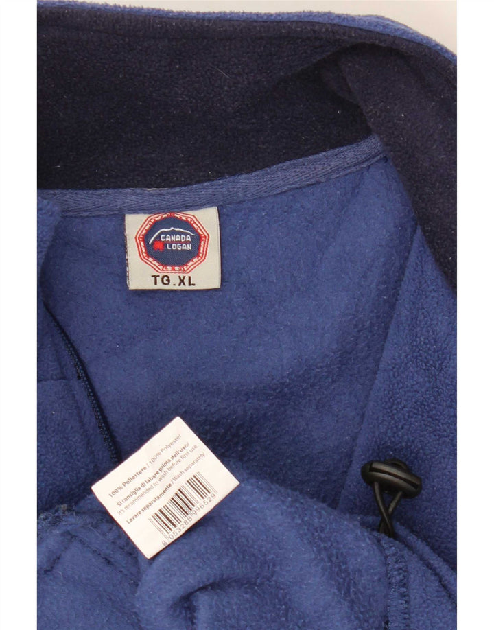 Canadá Mens Fleece Gilet UK 42 XL Azul Poliéster