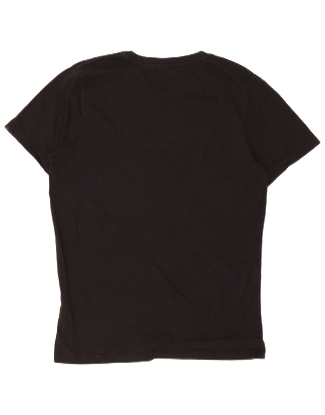 Camiseta masculina Jack & Jones Top médio algodão preto