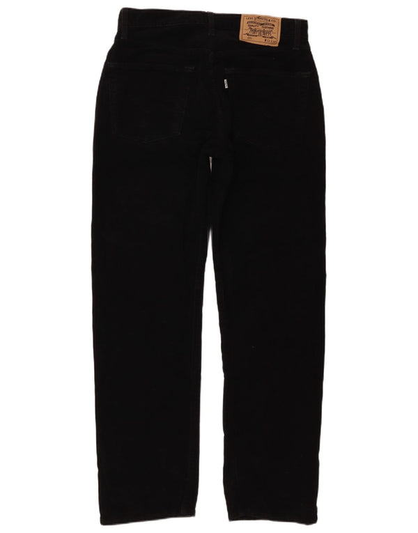 Levi's Masculino 551 Straight Jeans W32 L30 Algodão Preto