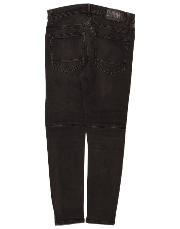 Zara Mens Slim Jeans EU 42 Grande W32 L27 Algodão Preto