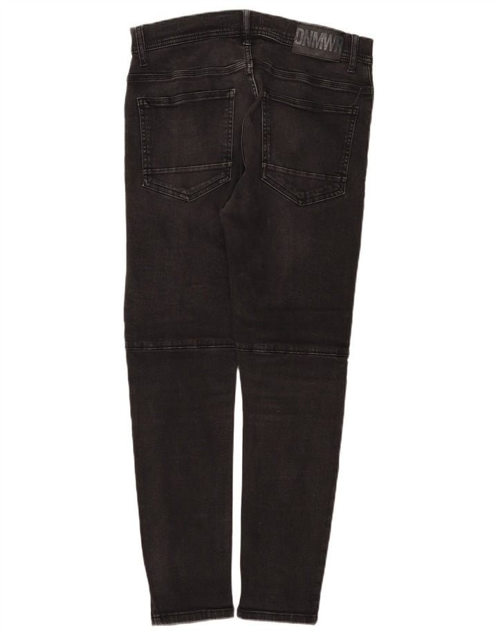 Zara Mens Slim Jeans EU 42 Grande W32 L27 Algodão Preto