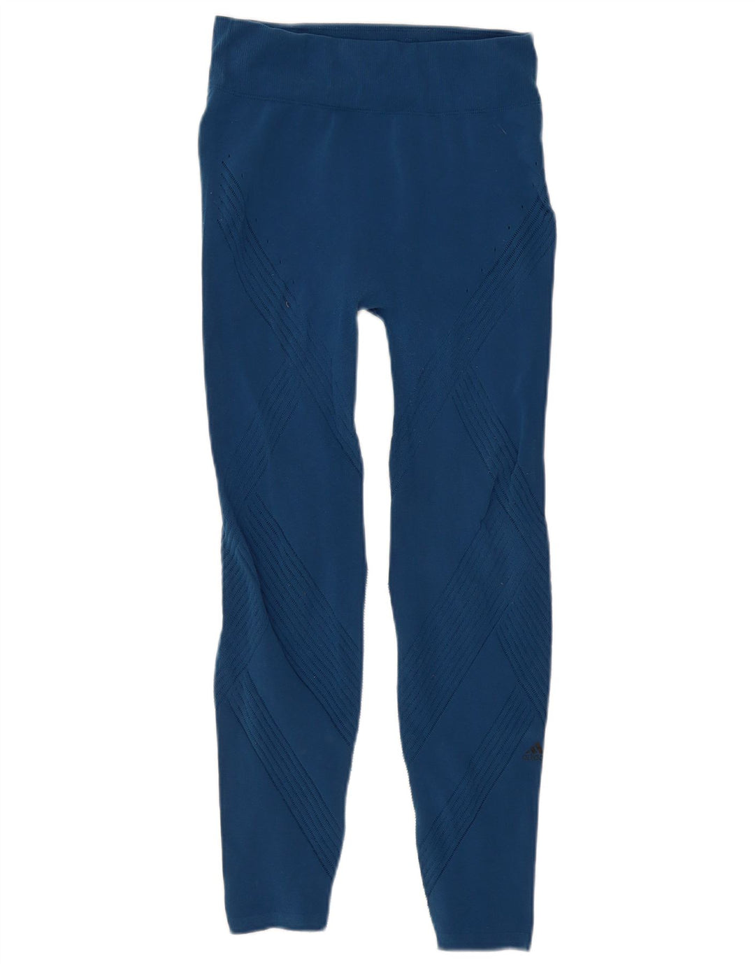 Calça Legging Adidas Feminina UK 8 Pequena Azul