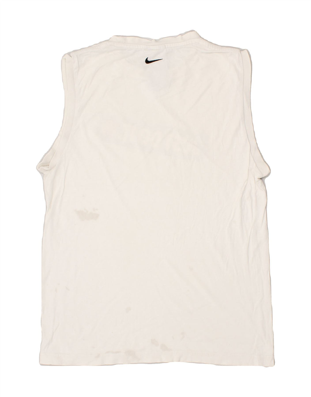 NIKE Womens Graphic Vest Top UK 18 XL White Cotton Vintage Nike and Second-Hand Nike from Messina Hembry 