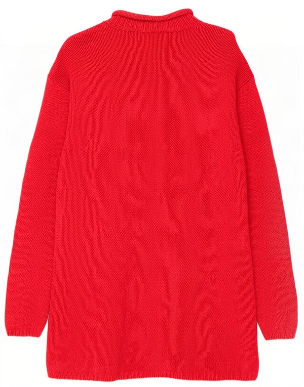 Vestido feminino Marks & Spencer St. Michael Jumper Reino Unido 12 vermelho médio