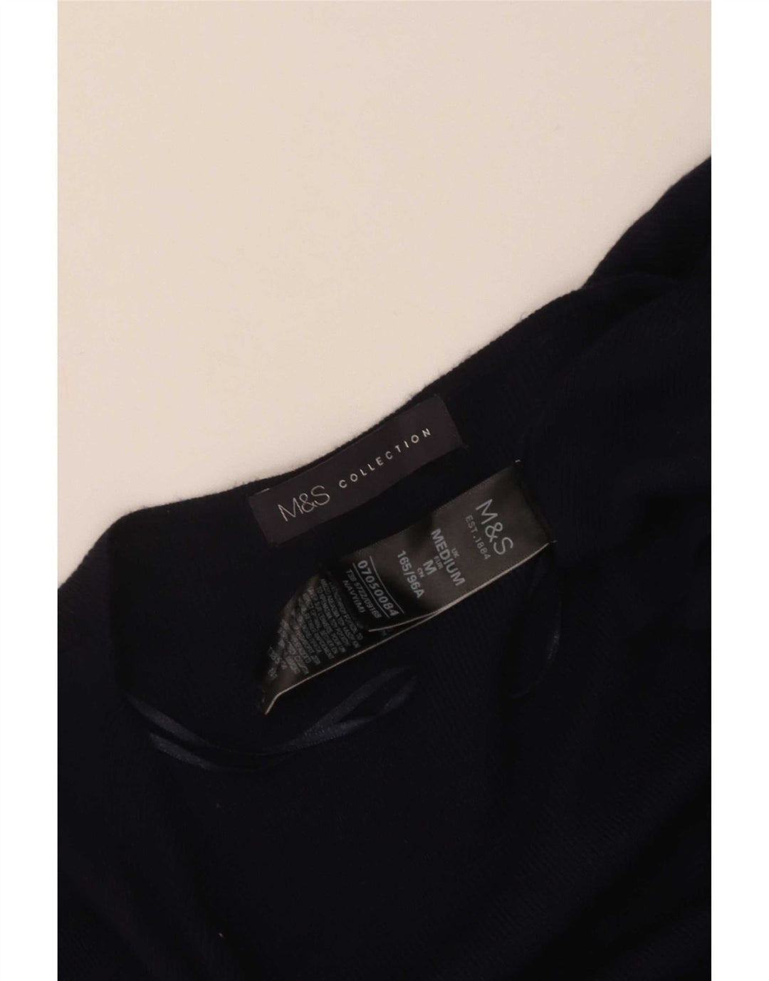 Suéter cardigã feminino Longline da Marks & Spencer Reino Unido 14 médio azul marinho