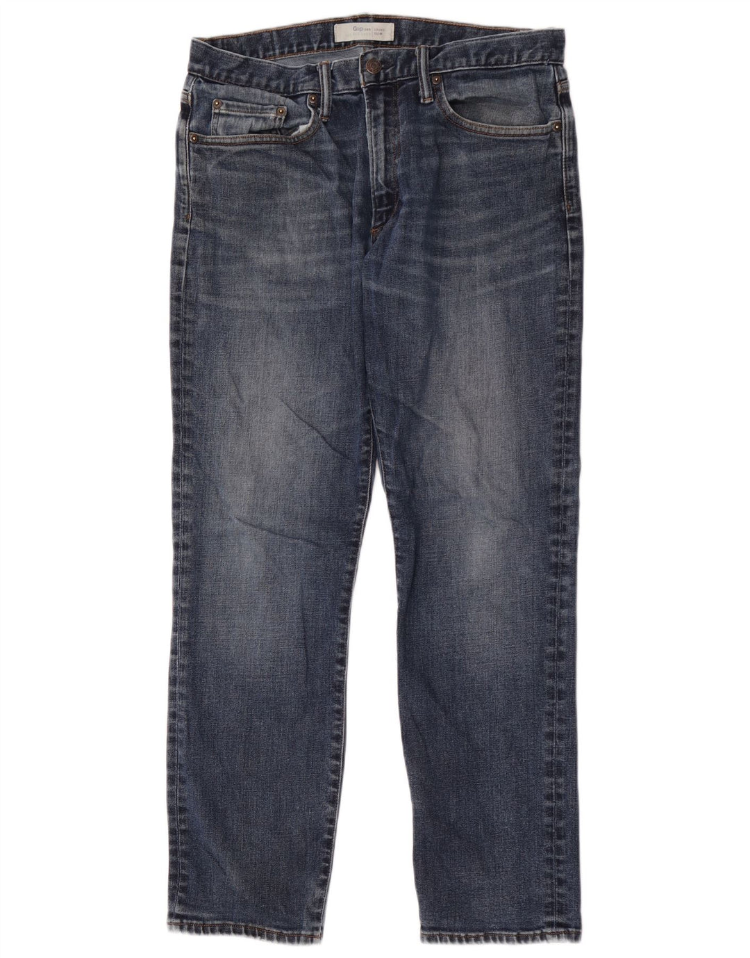 Jeans Slim Feminino Gap W32 L30 Azul Algodão