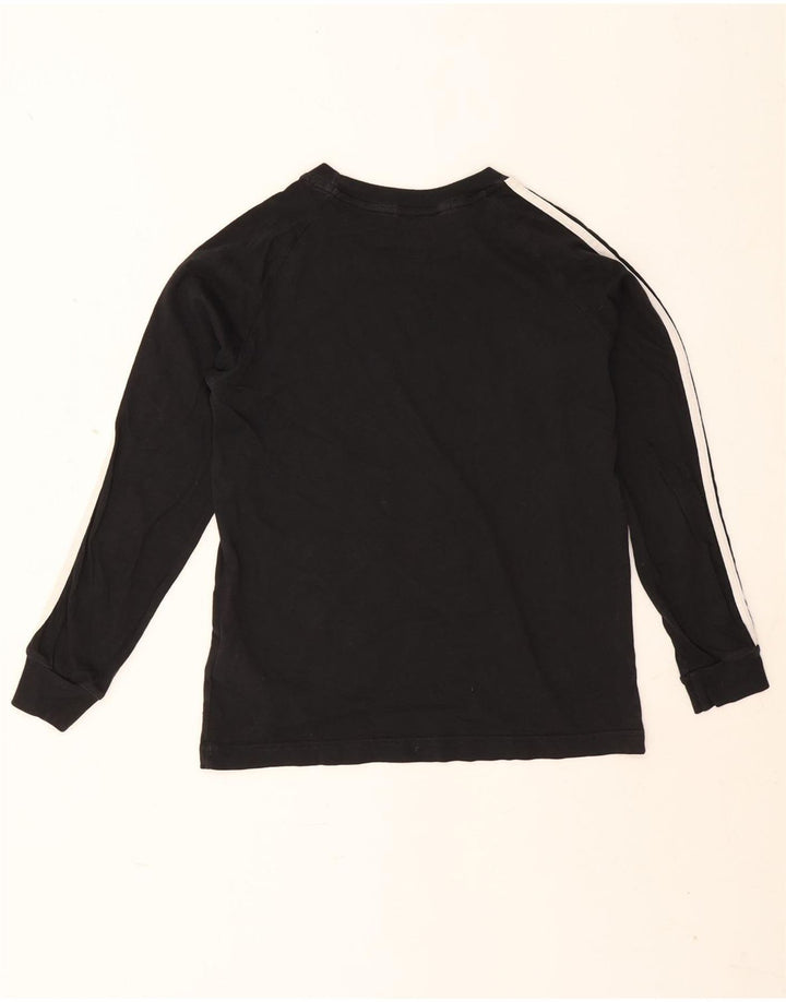 Top gráfico Adidas Meninos manga comprida 11-12 anos algodão preto