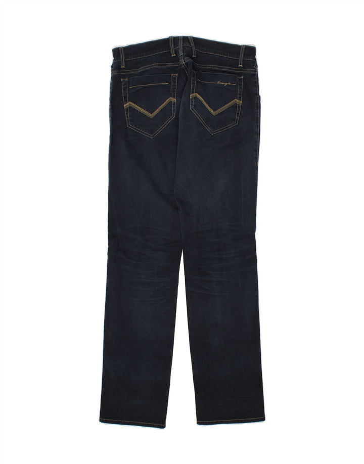 ENERGIE Womens Straight Jeans W32 L33 Navy Blue Cotton Vintage Energie and Second-Hand Energie from Messina Hembry 