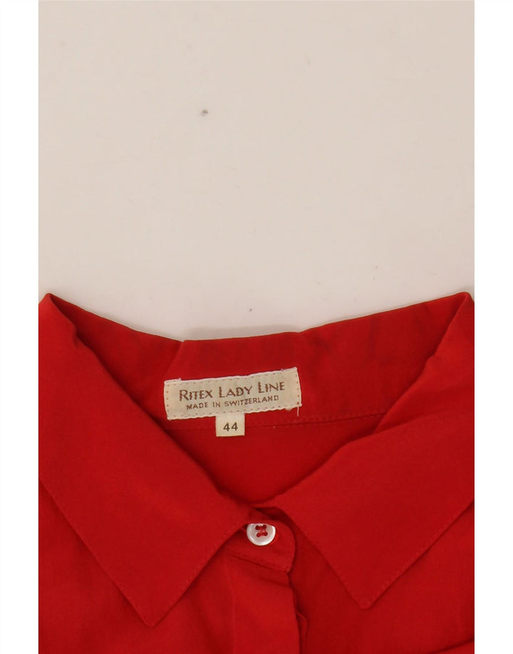 Blusa feminina VINTAGE IT 44 vermelho médio