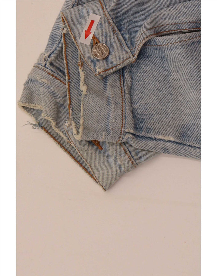 Jaqueta jeans masculina vintage UK 40 grande azul