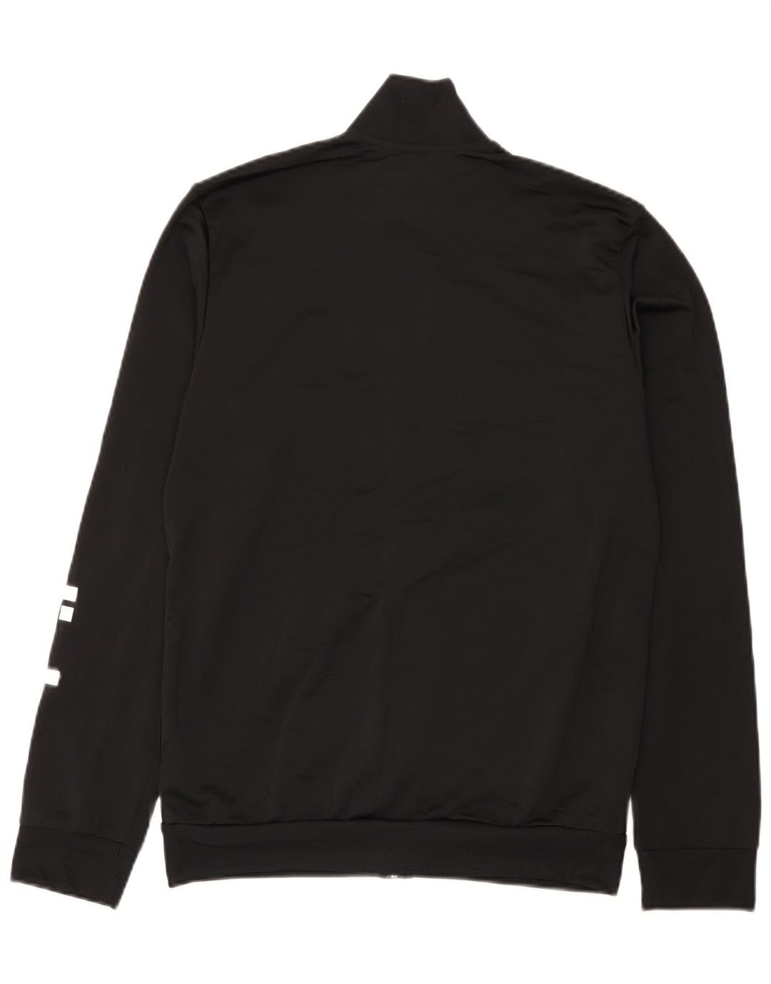 Adidas Mens Graphic Tracksuit Top Jacket UK 38/40 Médio Preto Poliéster