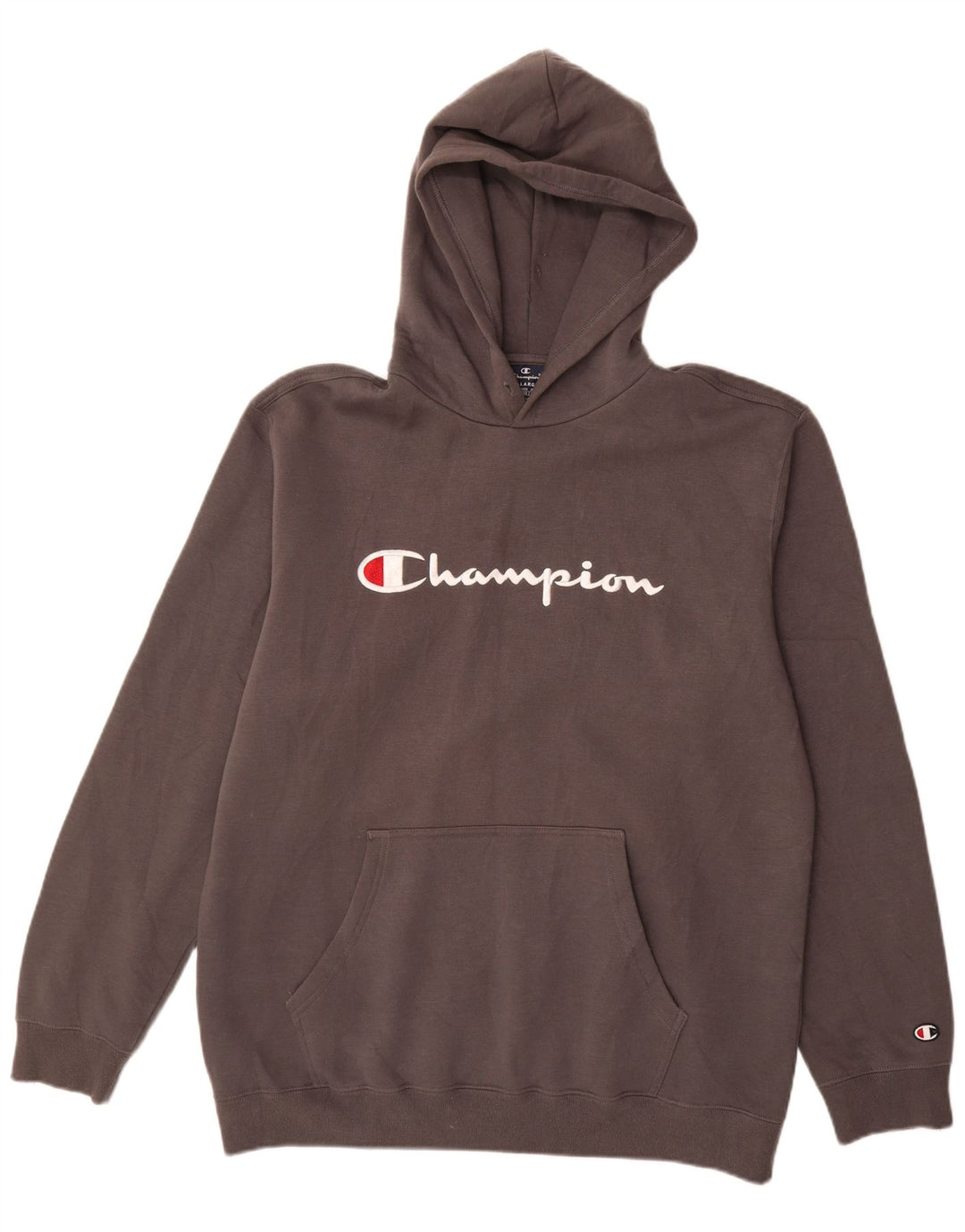 CHAMPION Suéter com capuz gráfico masculino 2XL cinza