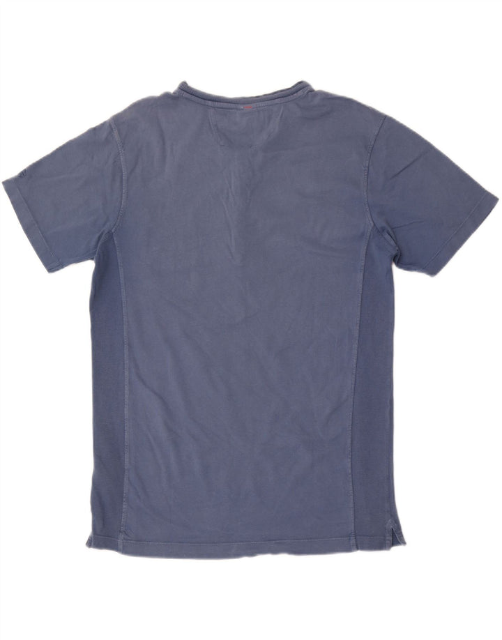 Camiseta masculina Lerros Top médio azul algodão