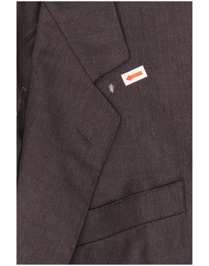 Jaqueta Blazer Masculina Pierre Cardin com 2 Botões Reino Unido 38 Roxo Médio