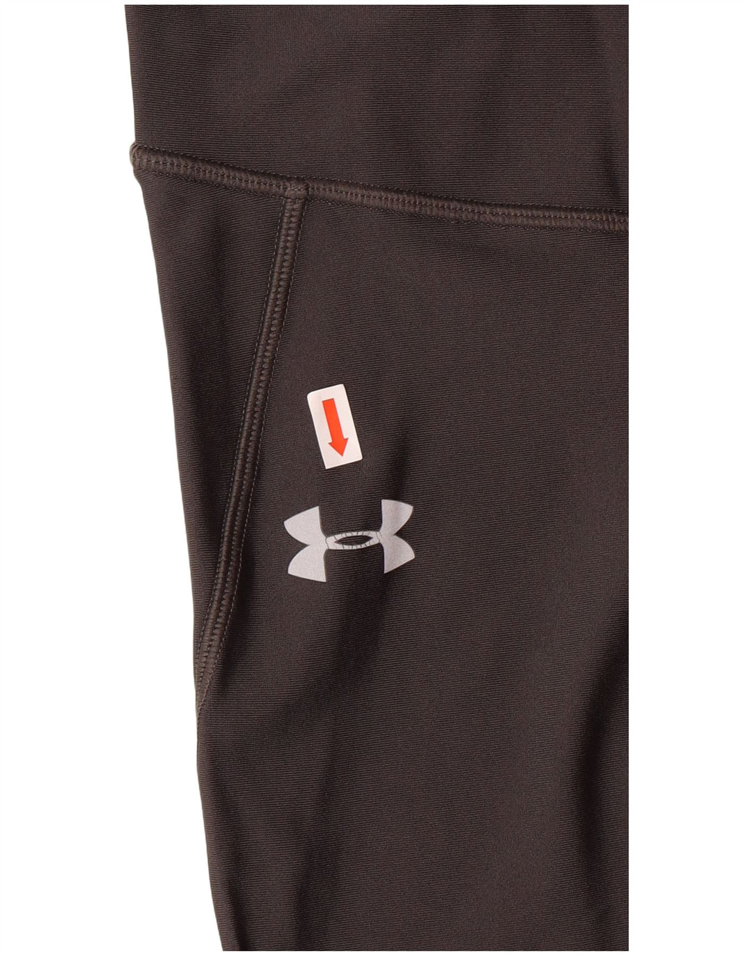 UNDER ARMOUR Womens Heat Gear Leggings UK 8 Small Grey Colourblock