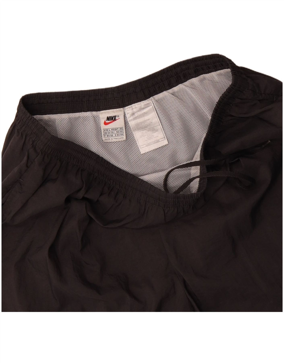 Shorts esportivos gráficos masculinos NIKE grandes cinza nylon