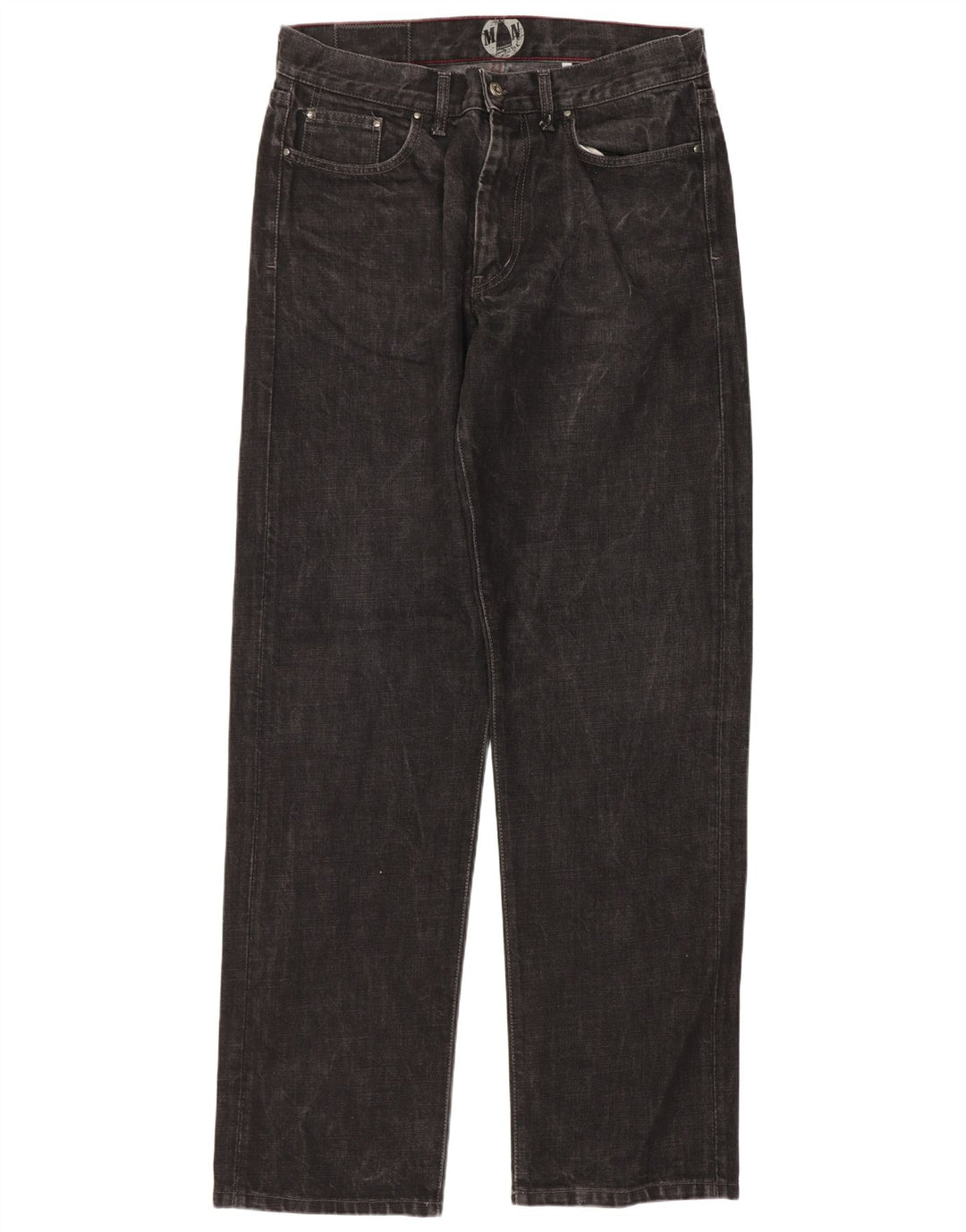 Murphy & Nye Jeans retos masculinos W34 L33 algodão preto