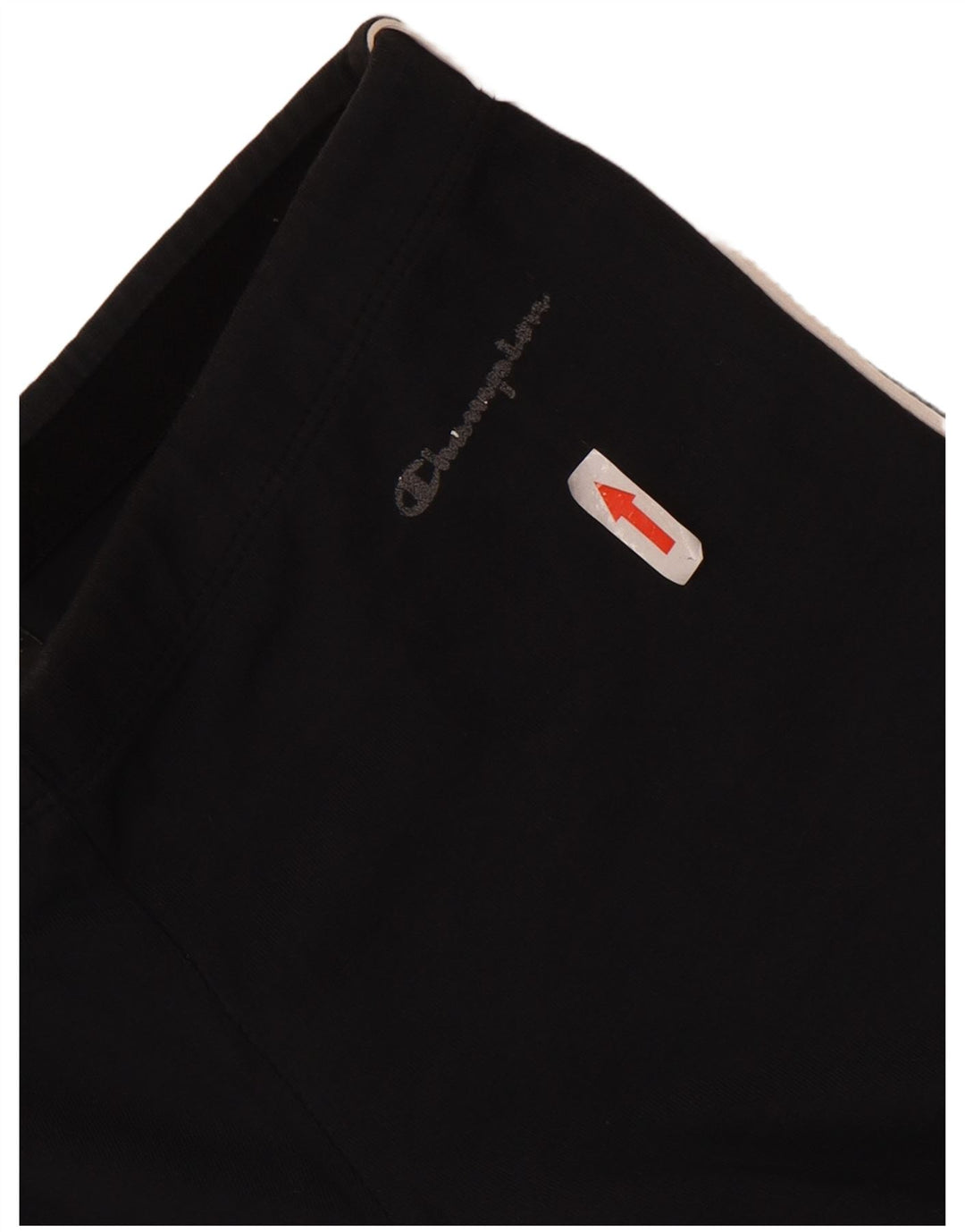 Calça de treino feminina Champion UK 8 pequena algodão preto