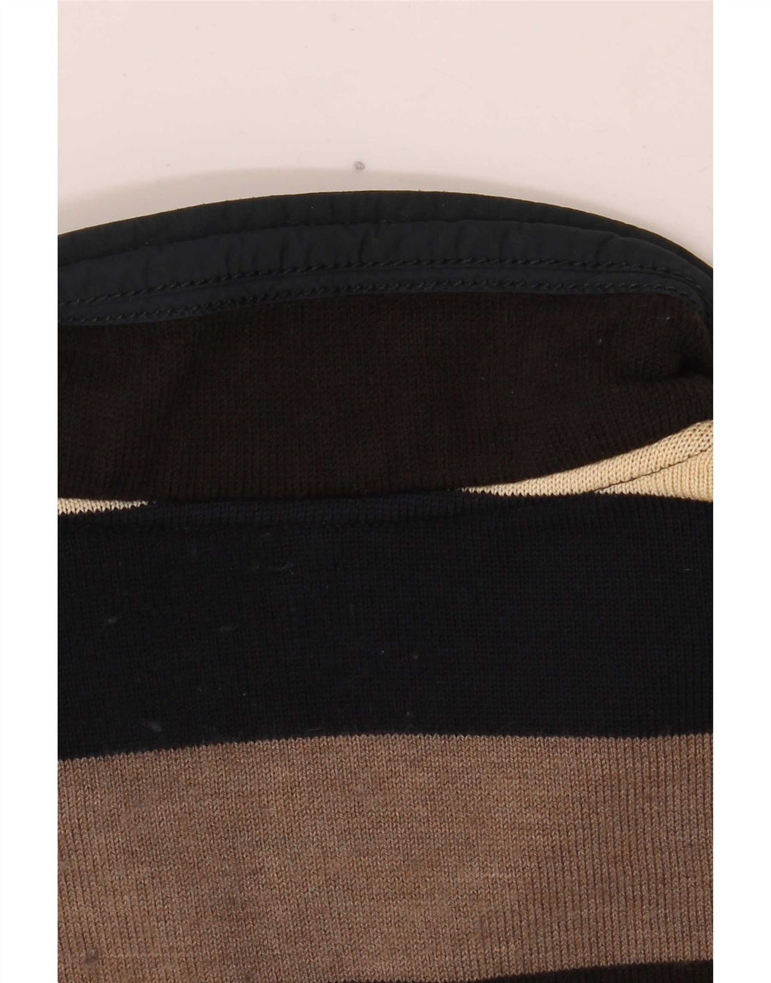 Suéter masculino Paul & Shark com zíper e gola XL listrado multicolorido