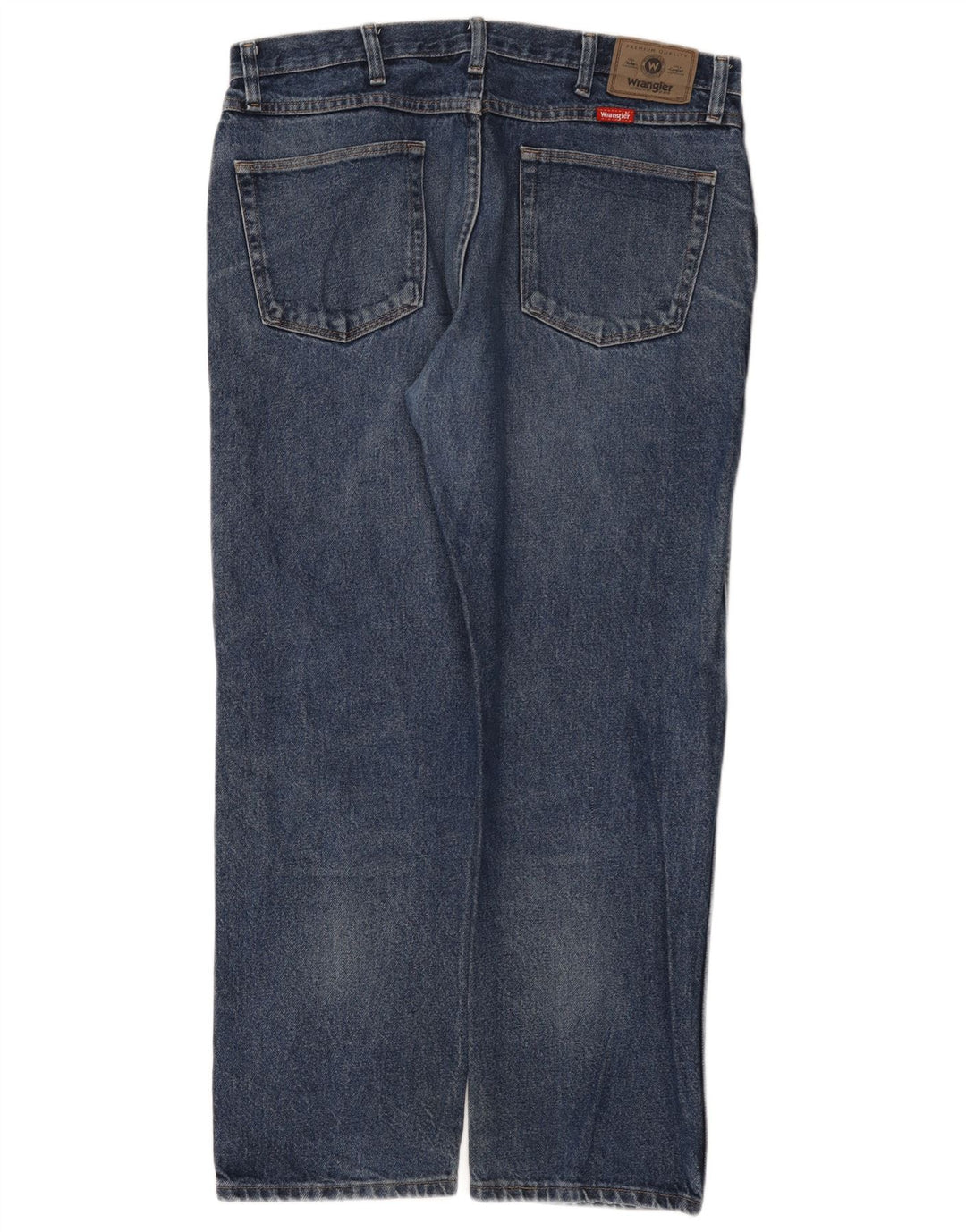 Wrangler masculino regular fit jeans reto W36 L29 algodão azul