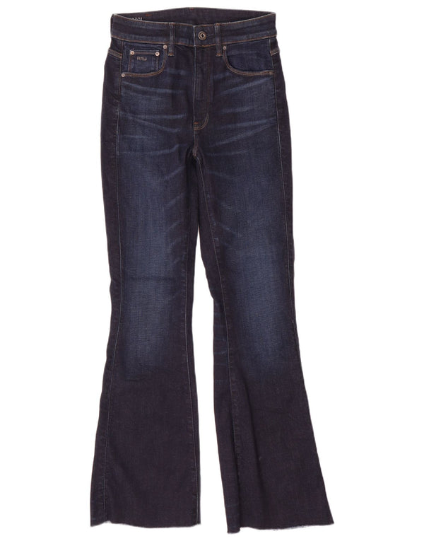 Calça jeans feminina G-Star W28 L30 algodão azul marinho