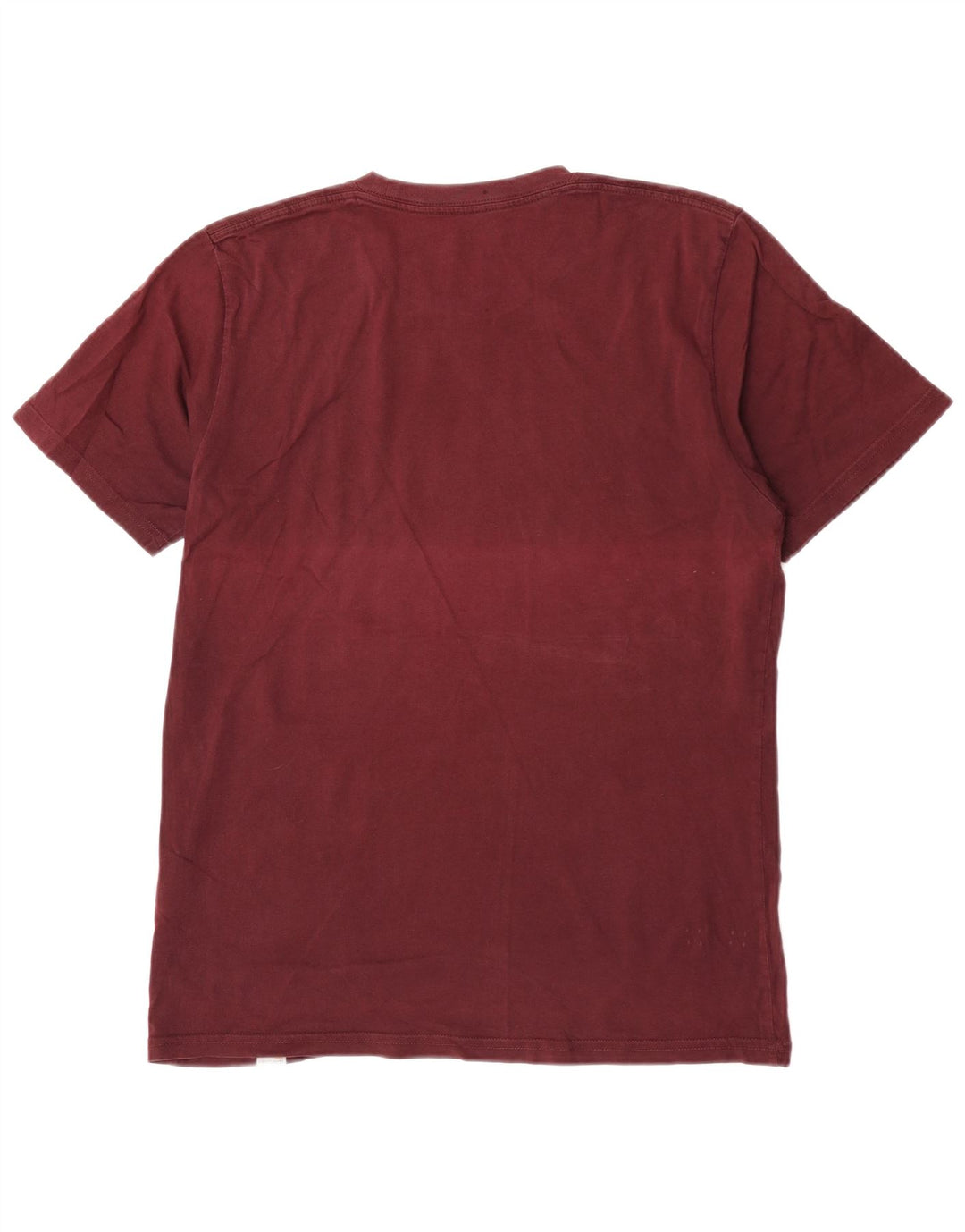 Camiseta gráfica masculina Carhartt Top médio algodão Borgonha