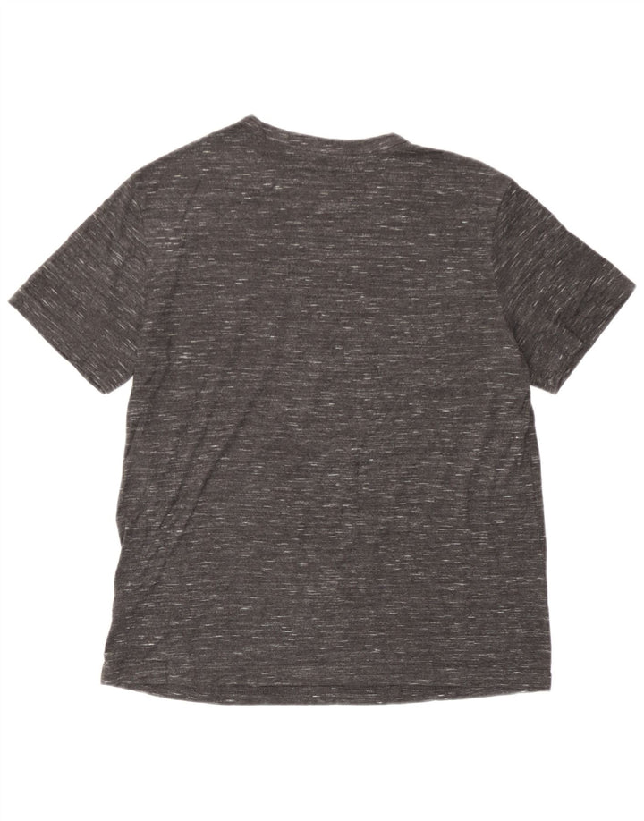 Camiseta masculina Lee algodão manchado cinza médio