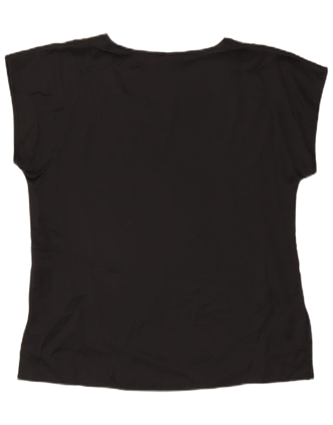 Marina Rinaldi blusa feminina oversized tamanho 19 pequena seda preta