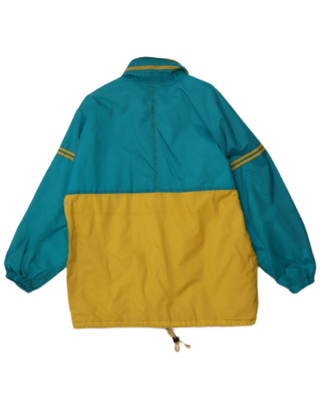 Jaqueta corta-vento masculina unissex Marcel Clair EU 46 pequena azul poliamida