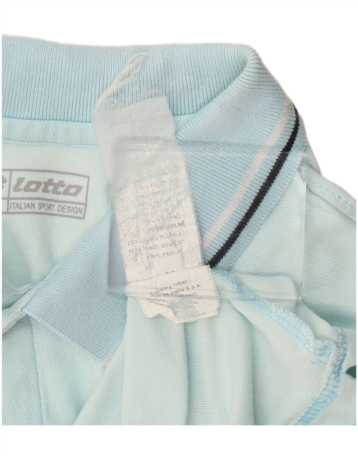 Camisa polo masculina LOTTO 2XL algodão azul