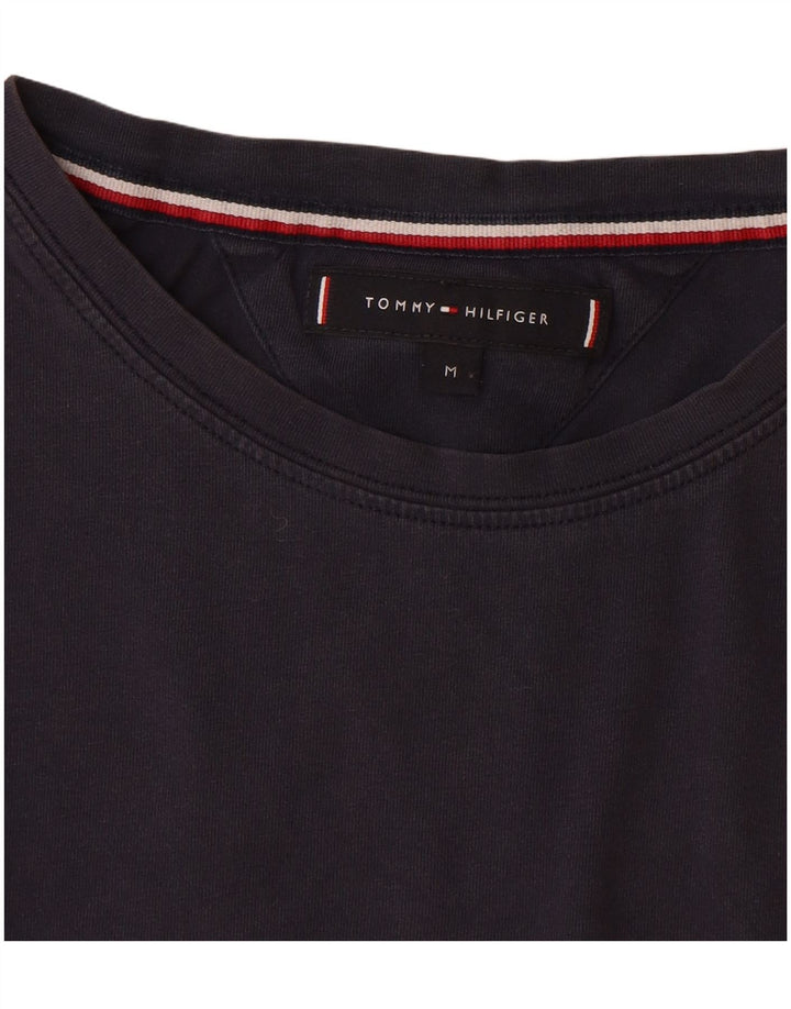 Camiseta masculina TOMMY HILFIGER de algodão azul marinho médio
