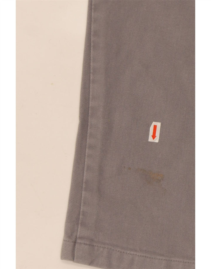 Valentino Mens Straight Jeans W34 L26 Algodão Cinza