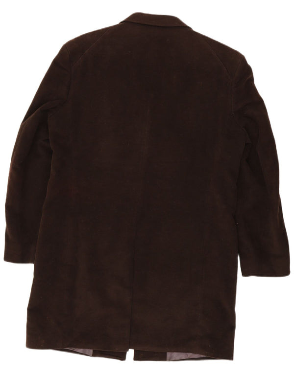 Sobretudo masculino French Connection UK 40 grande algodão marrom