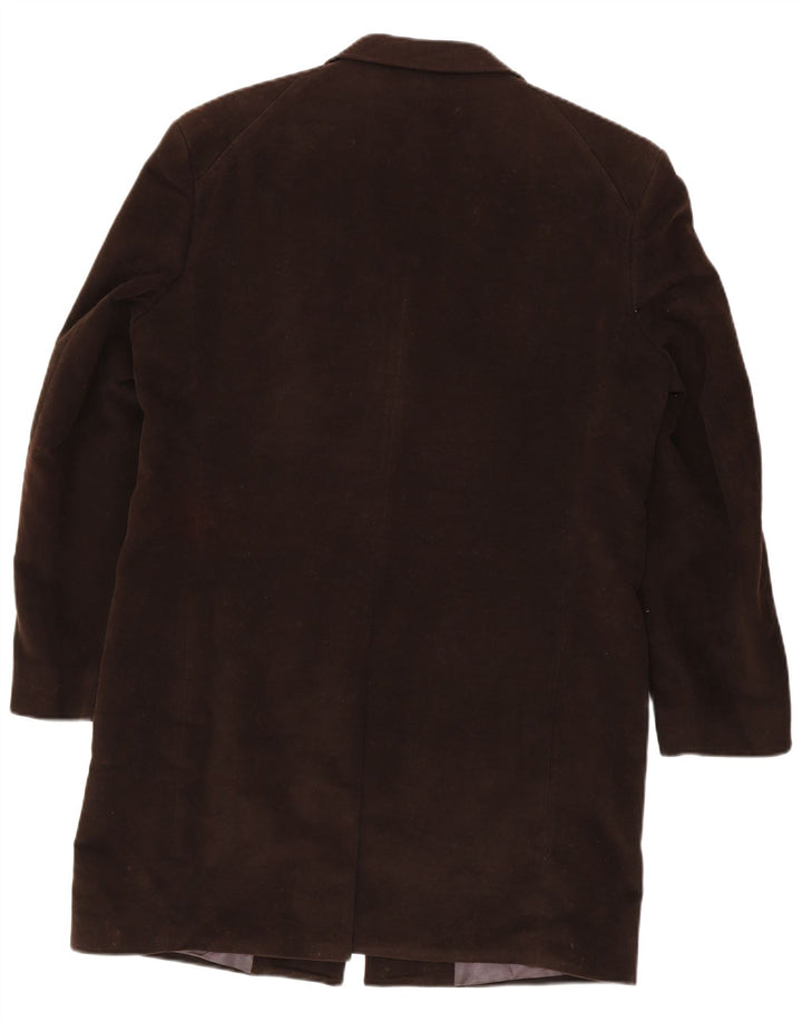 Sobretudo masculino French Connection UK 40 grande algodão marrom