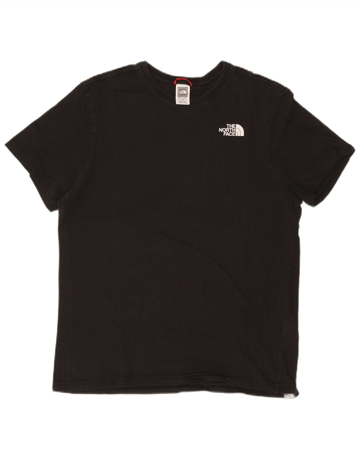Camiseta gráfica masculina The North Face grande algodão preto