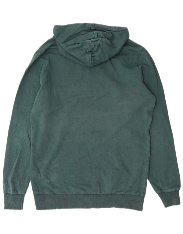 Puma Mens Graphic Hoodie Jumper Médio Algodão Verde