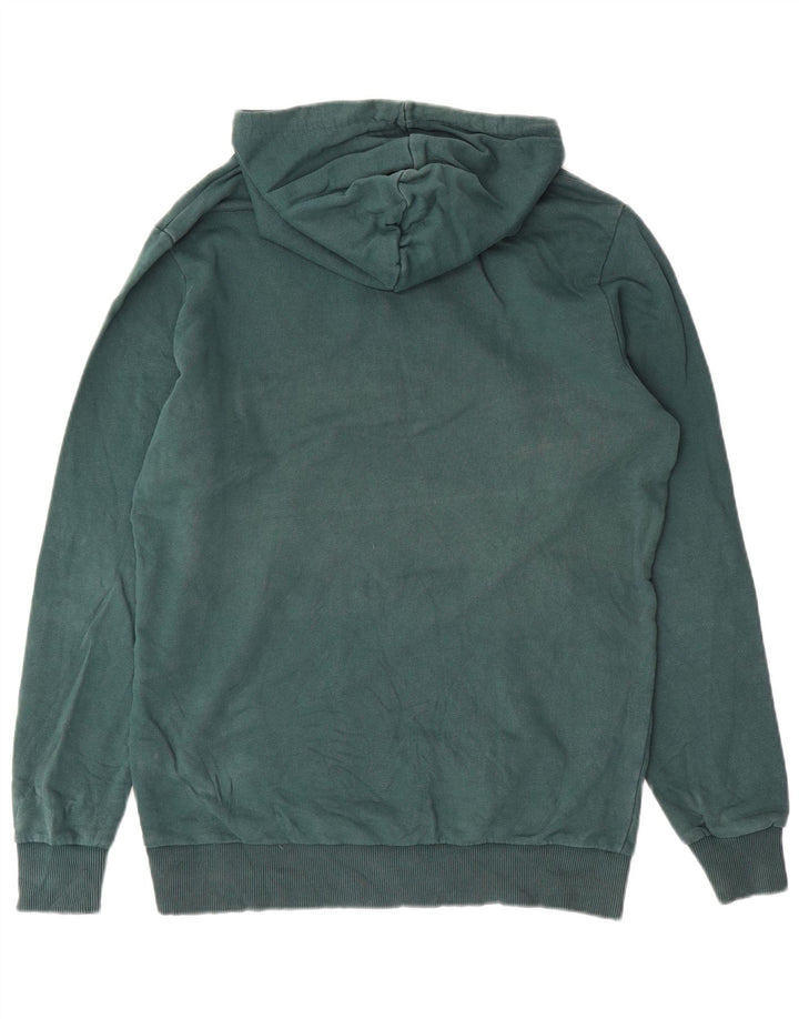 Puma Mens Graphic Hoodie Jumper Médio Algodão Verde