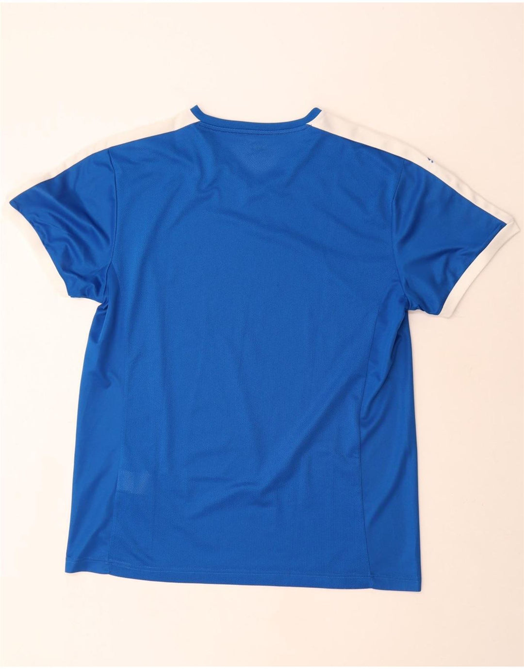 Camiseta masculina Puma Top XL azul colorblock poliéster