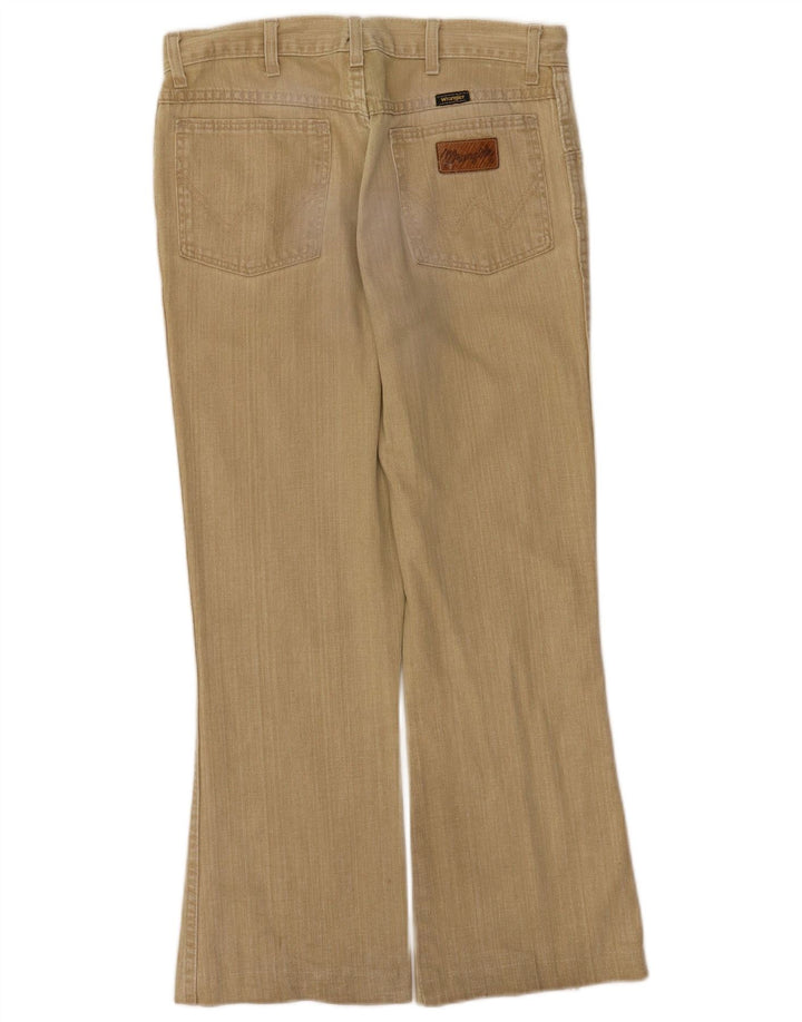 Wrangler Mens Bootcut Jeans W31 L27 Algodão Bege