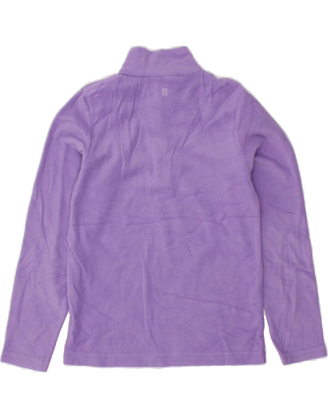MOUNTAIN WAREHOUSE Girls Zip Neck Fleece Jumper 11-12 Years Purple Vintage Mountain Warehouse and Second-Hand Mountain Warehouse from Messina Hembry 