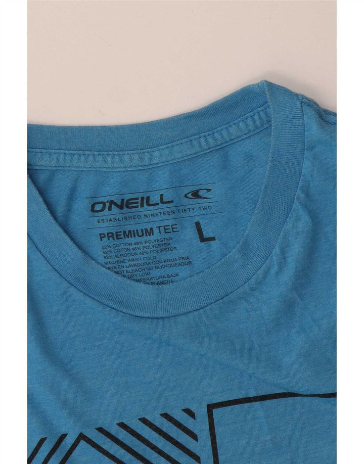 Camiseta gráfica masculina O'Neill grande algodão azul