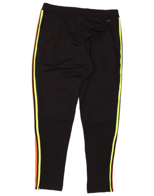 Calça de treino masculina Adidas grande poliéster preto