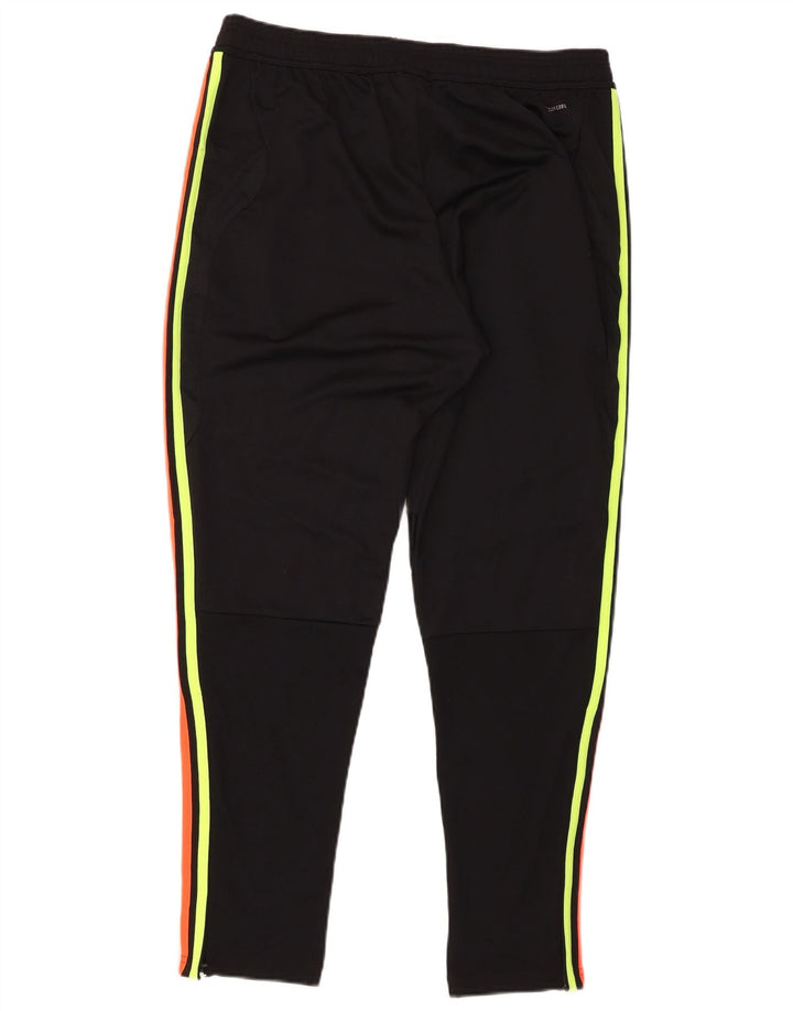 Calça de treino masculina Adidas grande poliéster preto