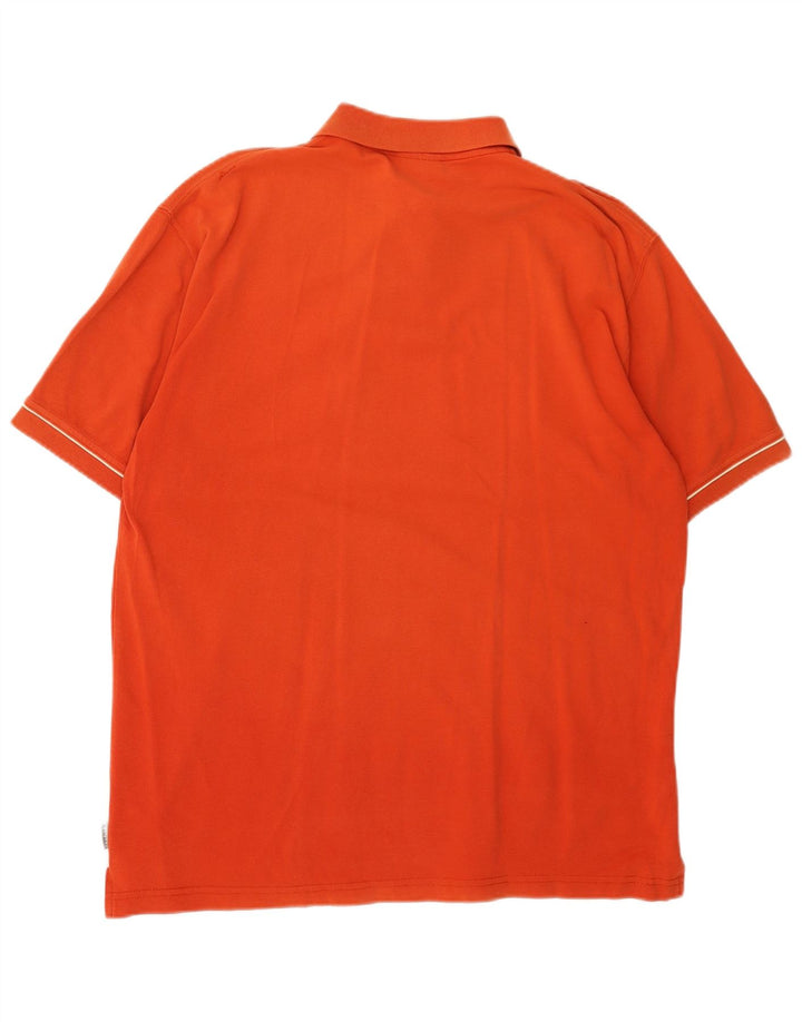Camisa polo masculina REEBOK XL laranja algodão