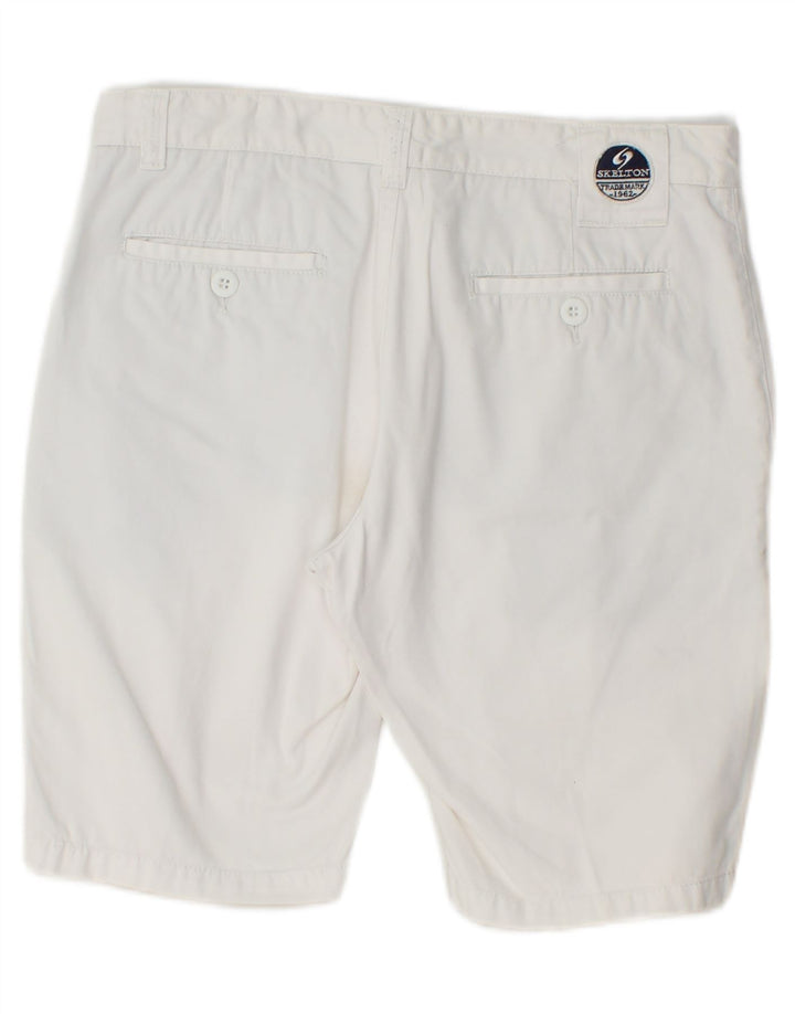 Shorts Chino Masculino VINTAGE IT 48 Médio W32 Algodão Branco