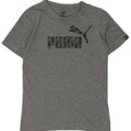 Puma Camiseta Masculina Graphic Top Pequeno Cinza