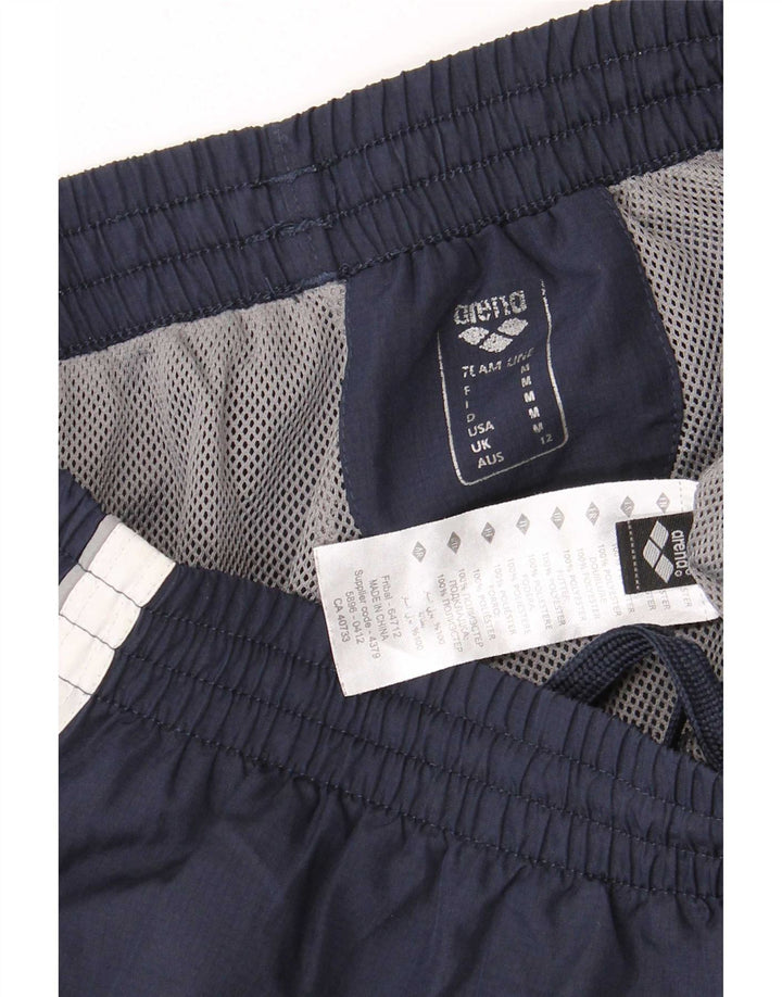 Arena Mens Calças de Treino Médio Azul Marinho Colourblock Poliéster