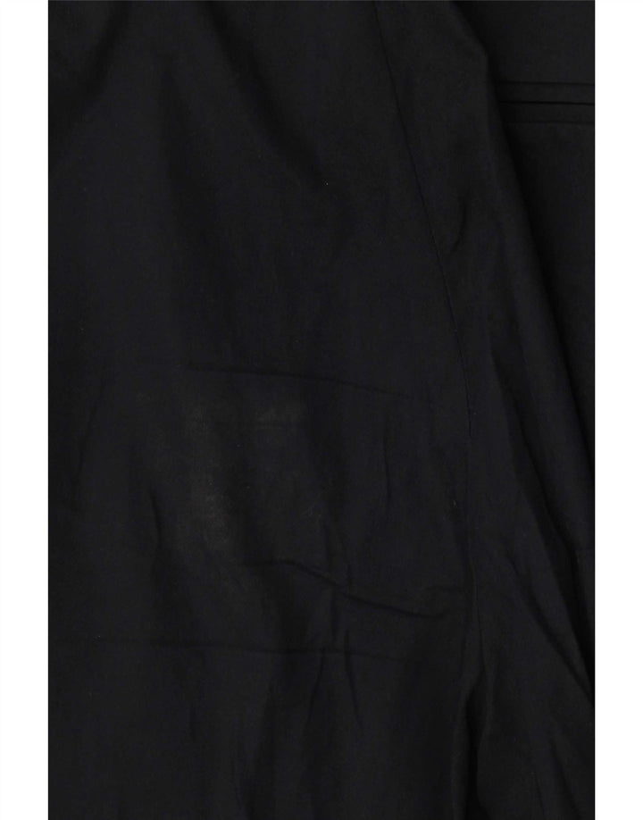 Calça masculina Marks & Spencer Slim Fit W36 L31 Lã Azul Marinho